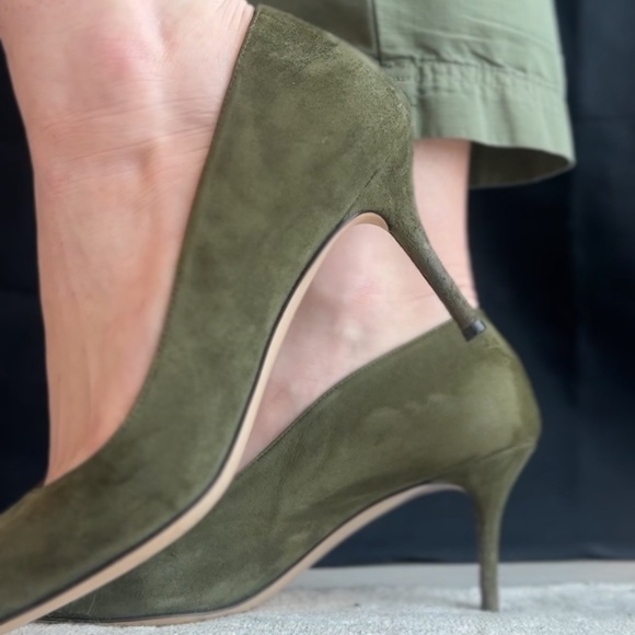 Shelter In Pace Pump – Sage Suede Heels, New in Box - Picture 9 of 13